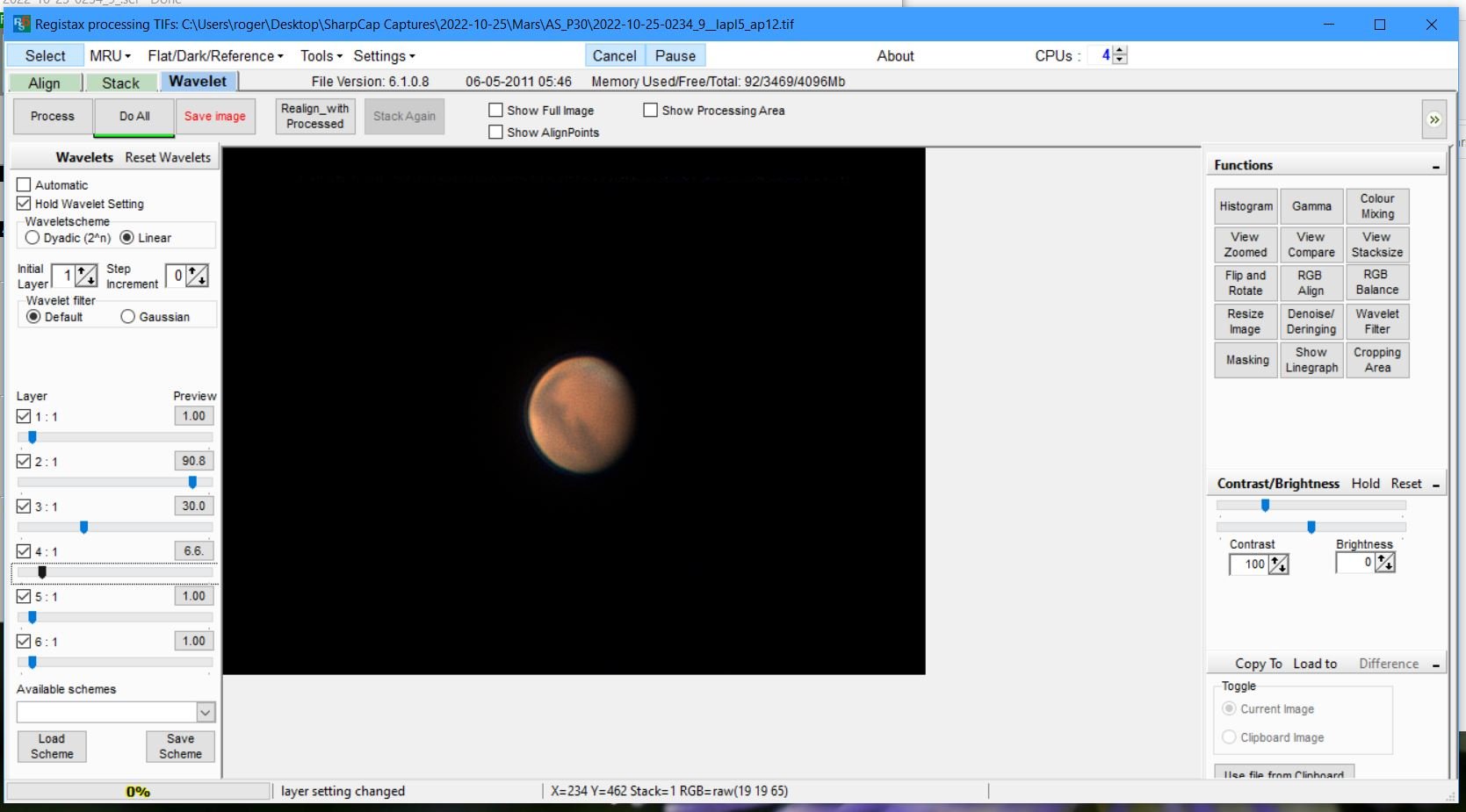 Planetary Imaging with a One Shot Colour Camera — The London Planetary Imaging with a One Shot Colour Camera — The London